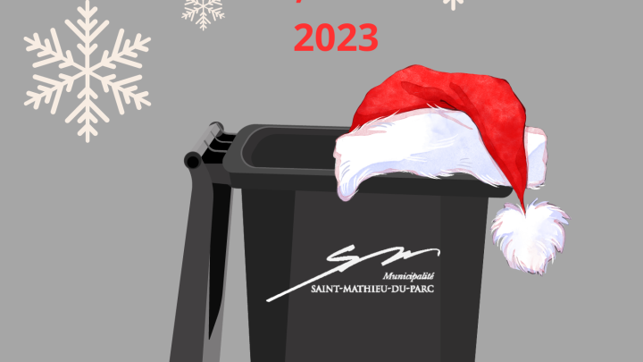 COLLECTE DES DÉCHETS | 22 DÉCEMBRE 2023
