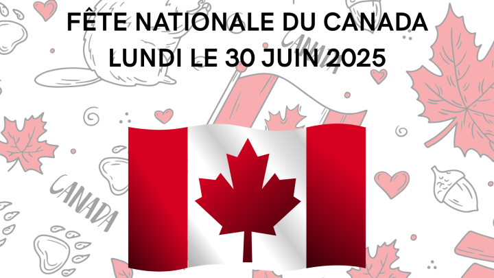 Fermeture des bureaux municipaux | Fête nationale du Canada