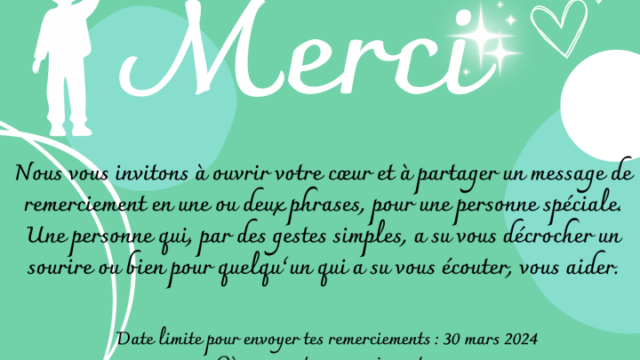 L'ART DE LA GRATITUDE, UNE JOUNRÉE POUR SE REMERCIER