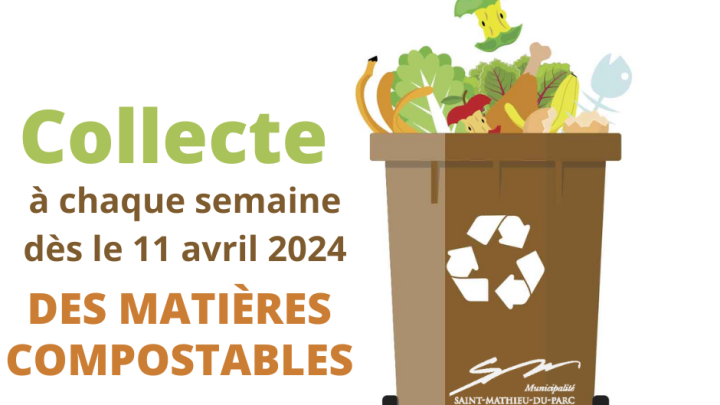 ERRATUM : COLLECTE DES MATIÈRES ORGANIQUES