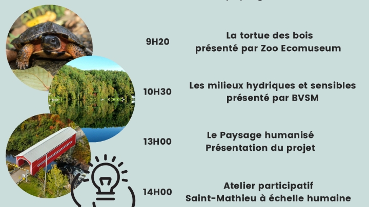 INVITATION | JOURNÉE DE CONCERTATION POUR LE PROJET DE PAYSAGE HUMANISÉ| RÉSERVATION OBLIGATOIRE