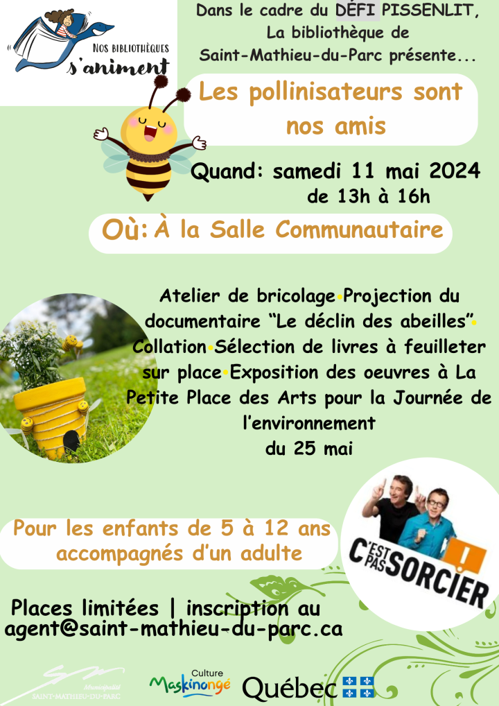 LES POLLINISATEURS SONT NOS AMIS