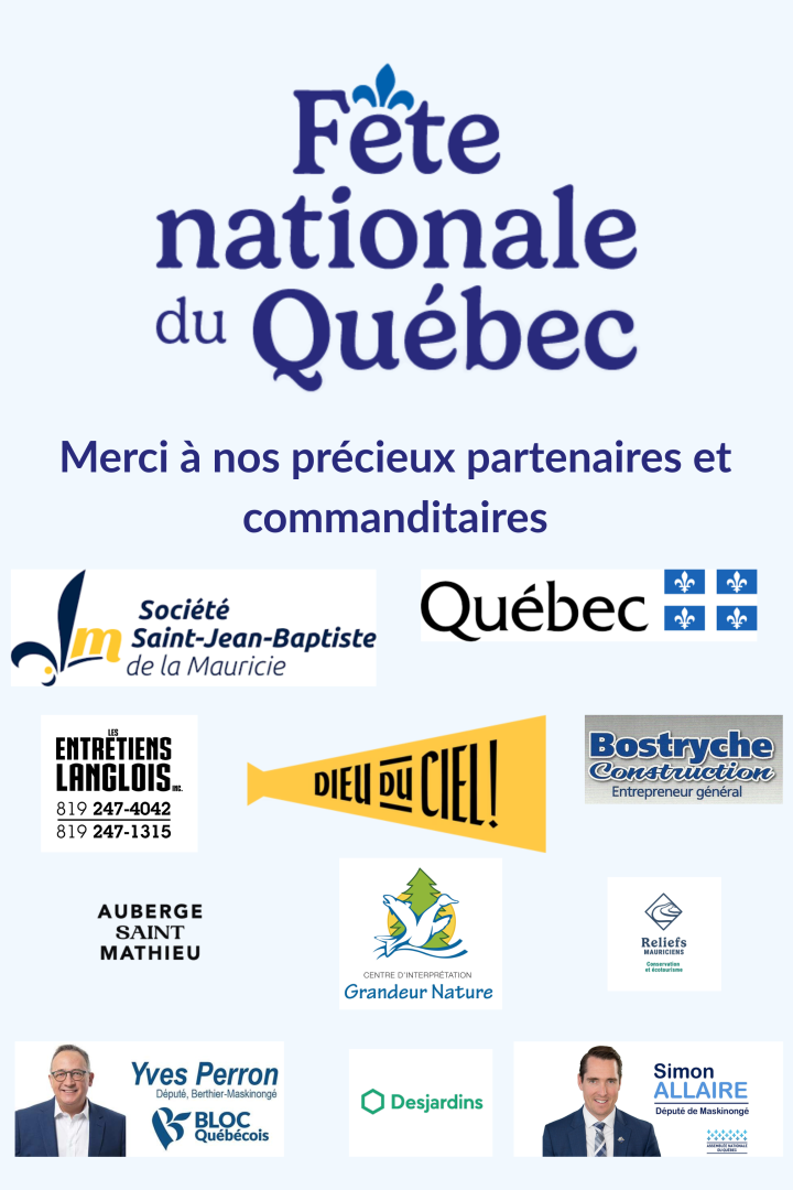 Merci à nos précieux partenaires et commanditaires
