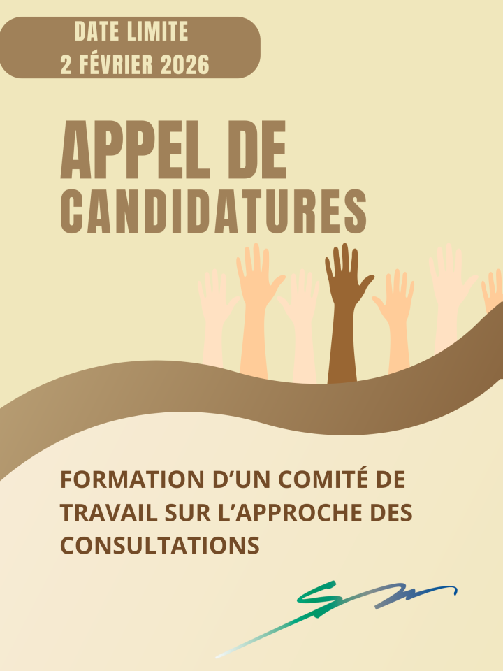 APPEL DE CANDIDATURES