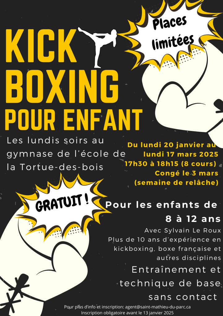 KICKBOXING POUR ENFANT