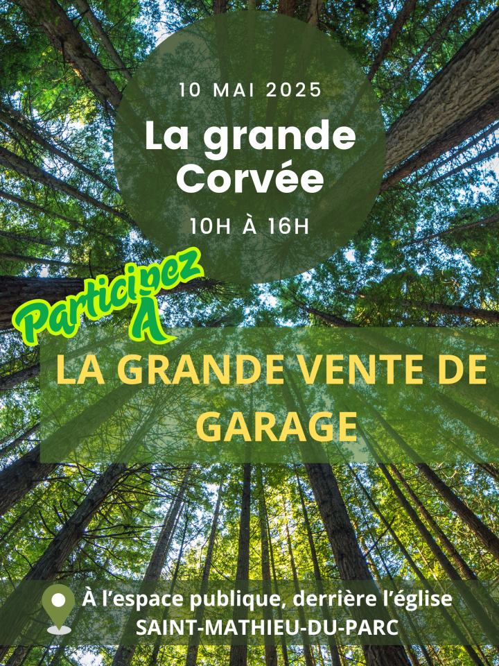 La grande vente de garage | La Grande Corvée