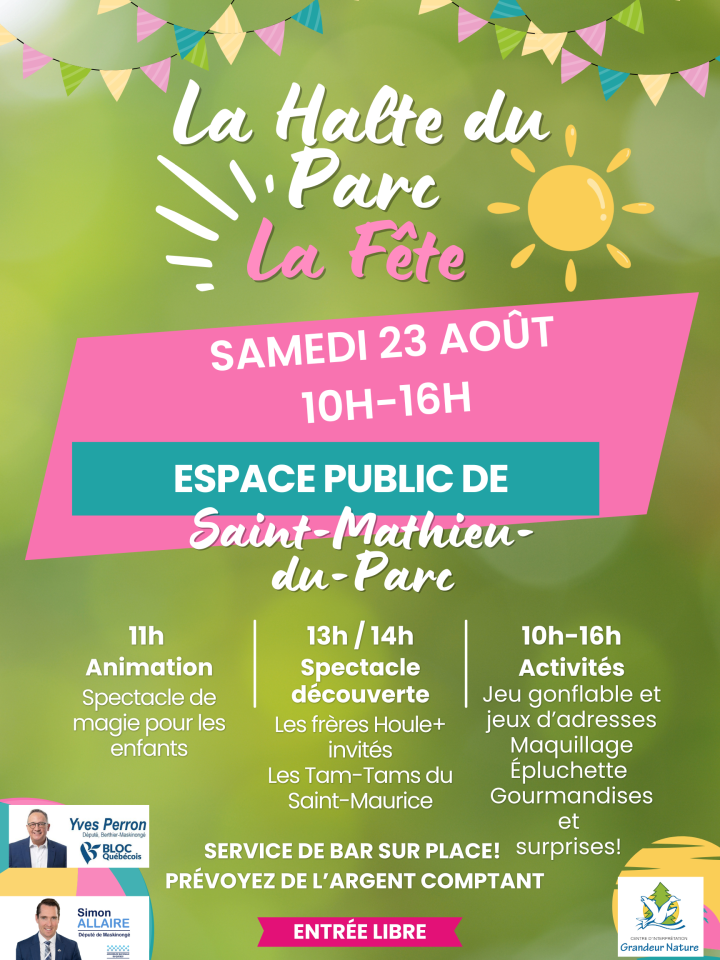 Halte du Parc- La Fête!!!!