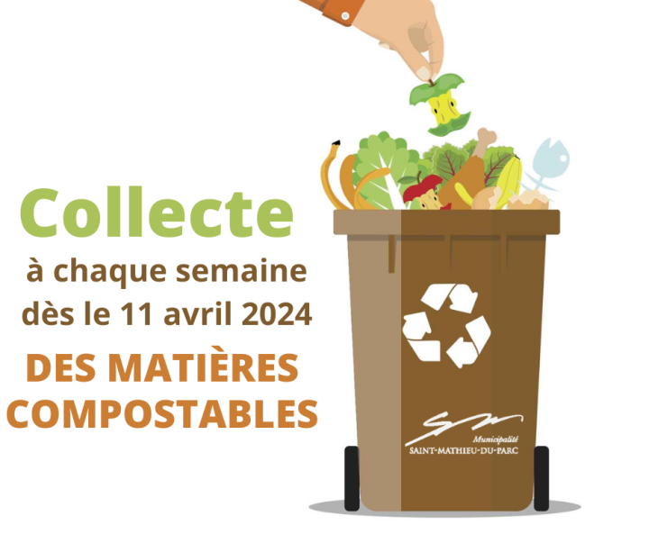 ERRATUM : COLLECTE DES MATIÈRES ORGANIQUES