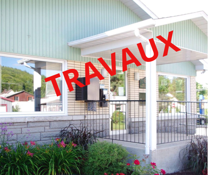 TRAVAUX BIBLIOTHÈQUE