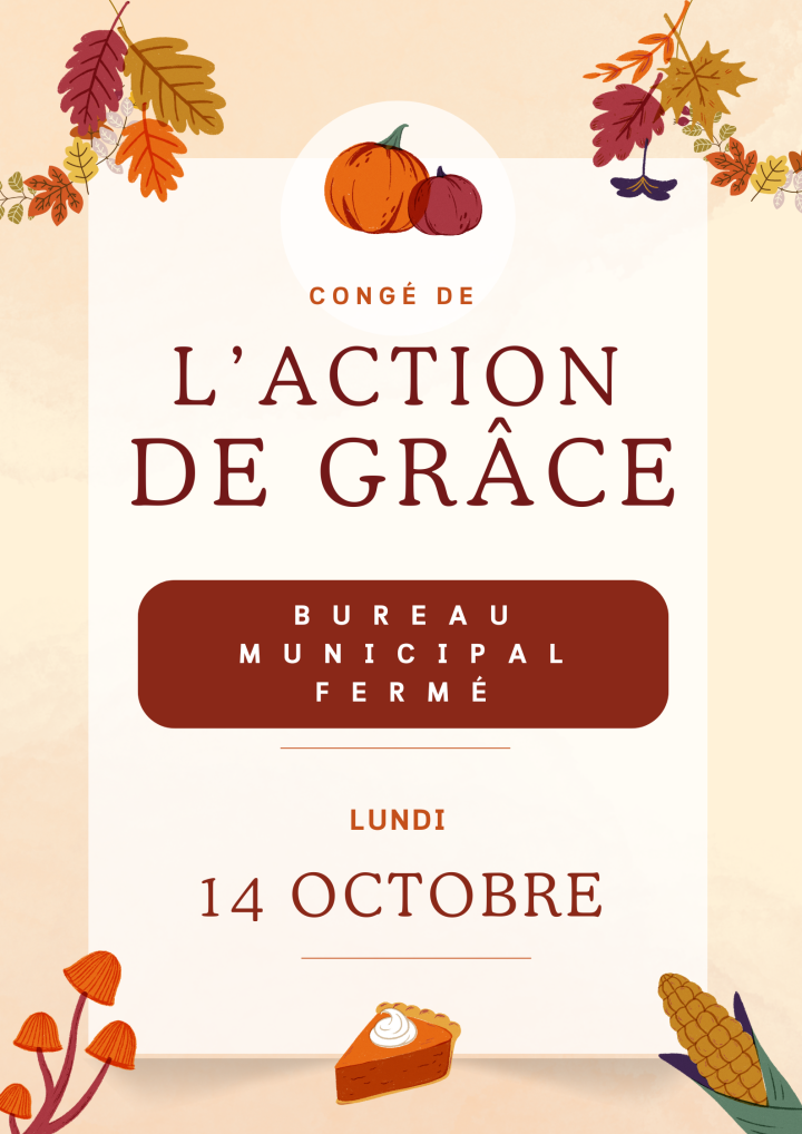 Congé de l'action de grâce