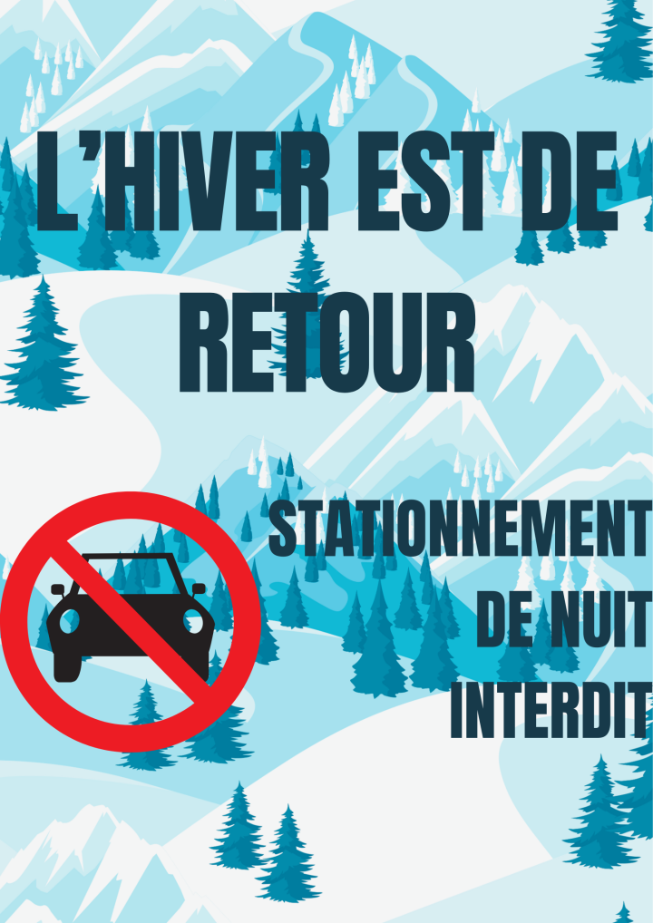 L'Hiver est de retour à Saint-Mathieu-du-Parc