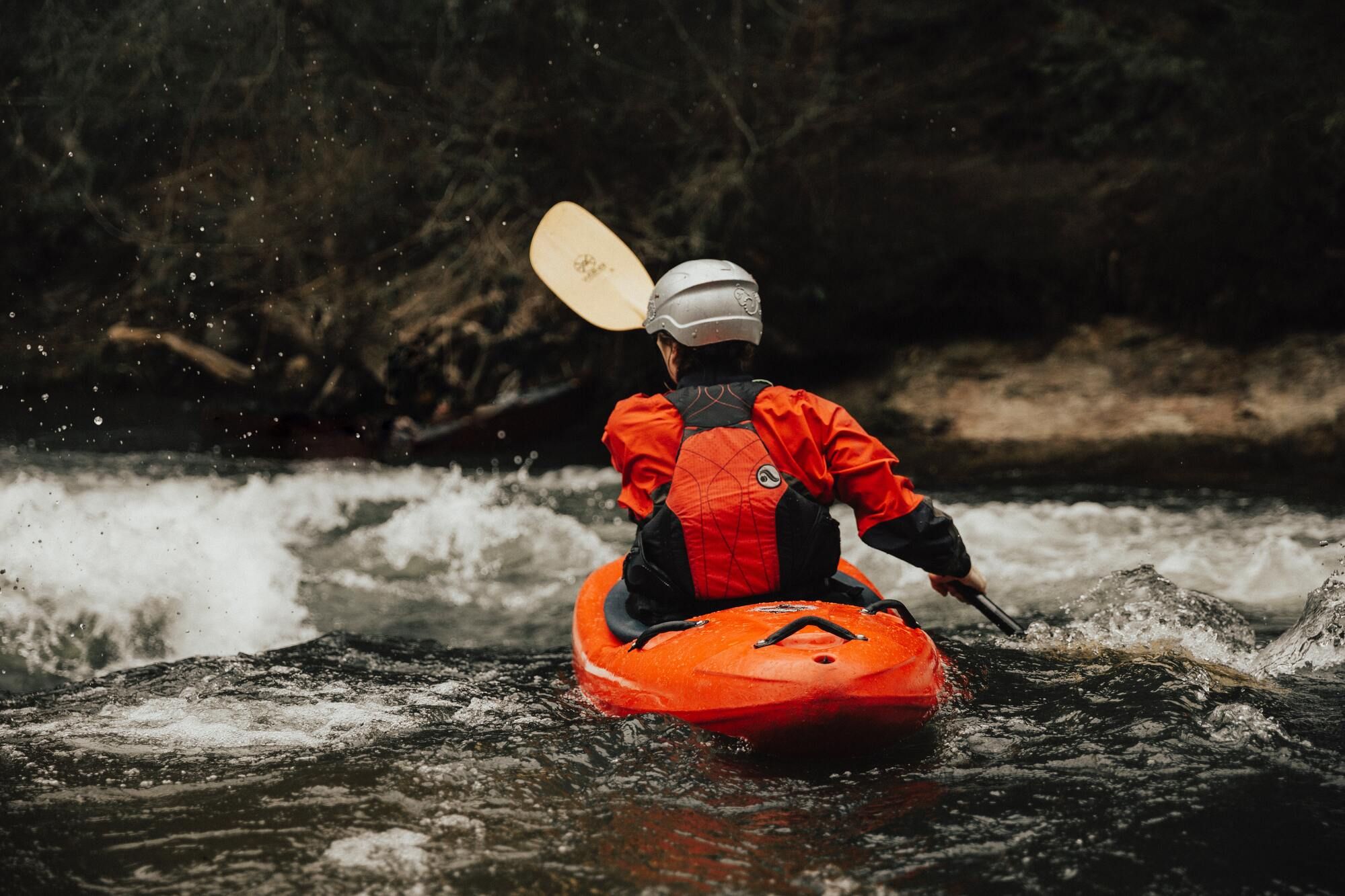 Kayak-rivière